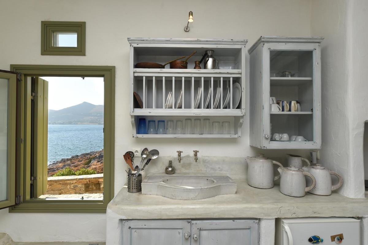 Ochre Dream, Beach Front & Sunset Villa Naousa Exterior foto