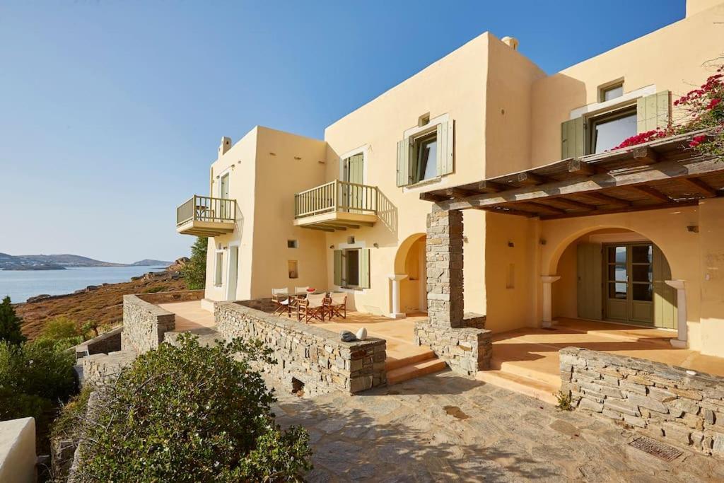 Ochre Dream, Beach Front & Sunset Villa Naousa Exterior foto